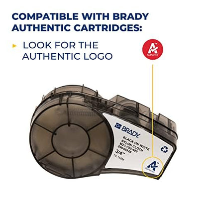 Brady M210 Portable Label Printer Kit (M210-KIT), Yellow/Black