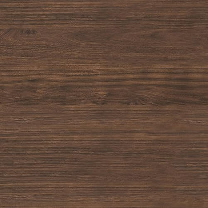 Martha Stewart Ollie Home Office Desk with 3 Drawers in Walnut Wood Grain with Polished Brass Hardware - color: Walnut Top/Polished Brass Frame