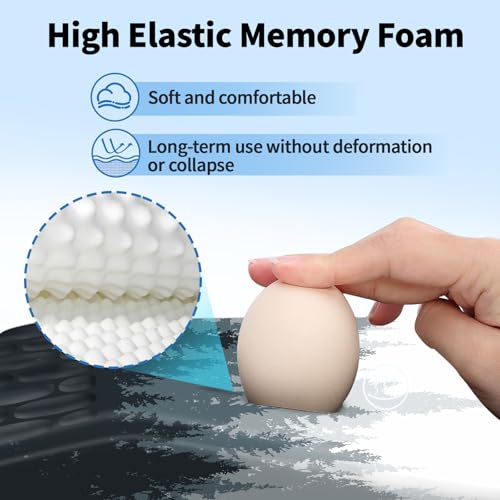 YIWEI Ergonomic Mouse Pad with Wrist Rest for Carpal Tunnel Pain Relief - color: Forest-2