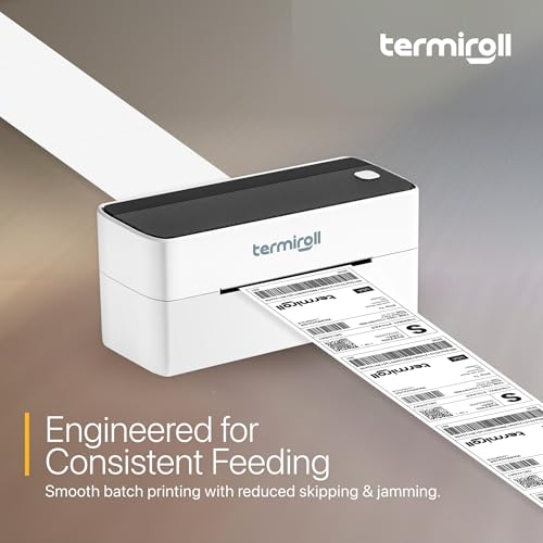 4x6 Thermal Shipping Labels Roll – 350 Precision Cut Direct Thermal Labels, Commercial Grade Strong Adhesive, Compatible with Rollo, Zebra, MUNBYN & iDPRT Printers - size: 4x6 - 1 Roll | 350 Labels