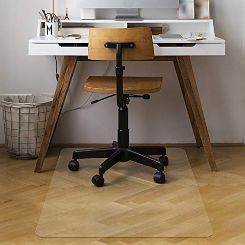Azadx Large Chair Mat for Hardwood Floor 48 x 48'', Clear Office Chair Mat | Plastic Office Mat for Wood/Tile Floor, Smooth Glide, Anti-Scratch, Protect the Floor, Easy Clean, Smooth Glide - size: 48 x 48'' Square