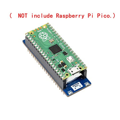 5V I2C Uninterruptible Power Supply UPS Module Breakout Shield HAT Starter Kit for RasPi RPI Raspberry Pi PICO 2 W Projects WH 2W RP2040 RP2350 Expansion Board Accessories