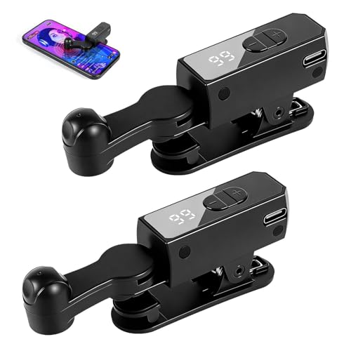 Auto Clicker for iPhone,Wireless Rechargeable Screen Tapper for TikTok - color: Black, size: 2 Pack