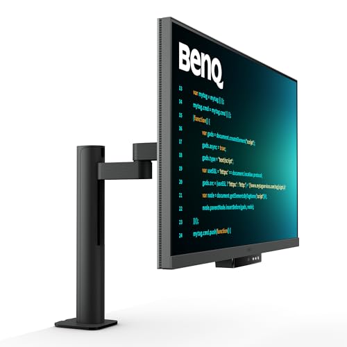 BenQ RD320UA 32” 4K 3840x2160 Programming Monitor with 2000:1 Contrast Ratio, Nano Matte Panel, MoonHalo, 90W USB-C, Coding Modes, Night Hours Protection, Ergonomic Stand, and Eye-Care Technology | Nano Matte Panel, Eye-Care, Coding Modes, MoonHalo Backli