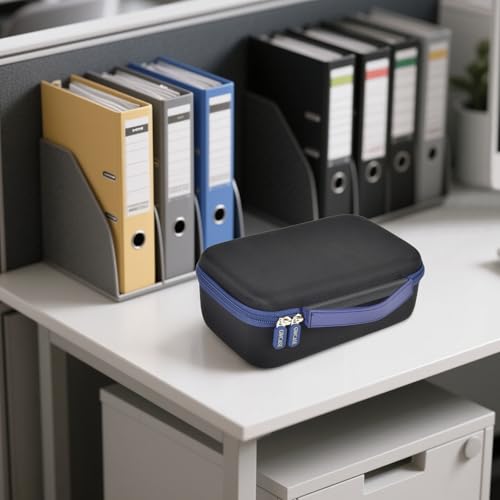 GWCASE Hard Case for Brother P-Touch PTM95 PT90 Handy Label Maker, Black - color: Black