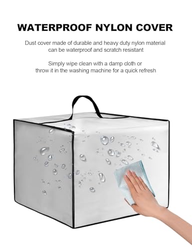 Waterproof Dust Cover for HP DeskJet 4255e/ DeskJet 4155e Printers | Anti-Static Waterproof Printer Covers,Universal Case Protector for Printers(Cover Only) - color: Silver