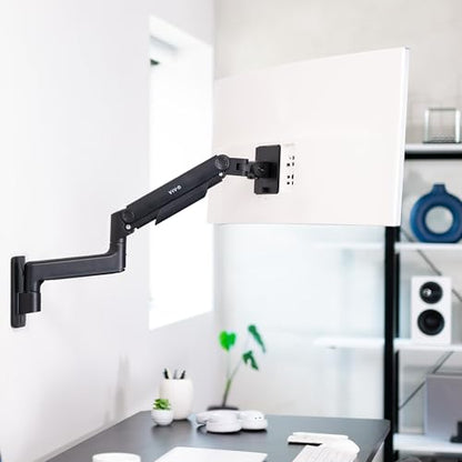 VIVO Premium Ultrawide Monitor Counterbalance Wall Mount for 40 inch Screens up to 44 lbs, Full Motion, Max VESA 100x100, Black, MOUNT-V100E - size: Up to 40", style: Single Mount