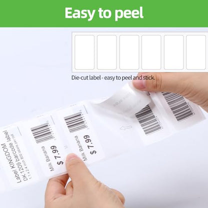 Compatible with Brother 2.4" x 1.1" DK-1209 Small Address/Barcode QL Label - size: 2.4 inch x 1.1 inch (1209)