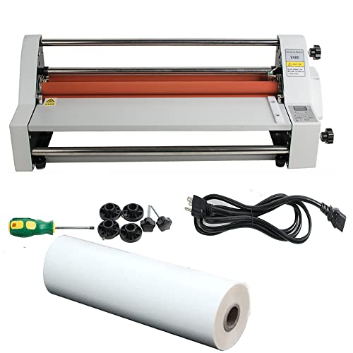 Laminator Machine with 17'' Laminating Film Roll,Hot Cold Laminating Machine Single/Dual Sided Thermal Laminating Machine for School Office Commercial Use 110V