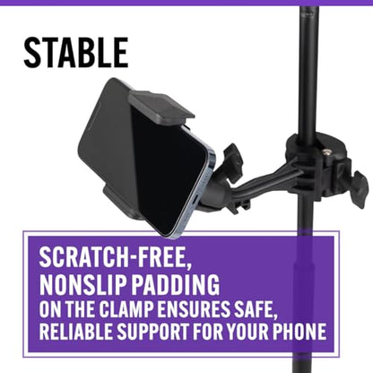 On-Stage TCM500 Smart Phone Mic Stand Holder - style: Smart Phone Mic Stand Holder