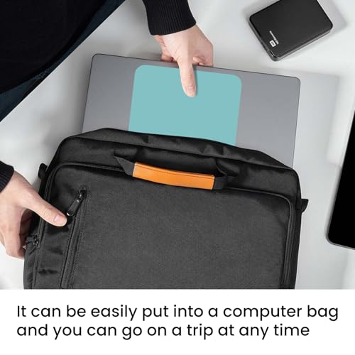 Small Mouse Pad 6 x 8 Inch, Horizontal and Vertical Flexible use. Great for Traveling, Wireless laptops, Keyboard Trays, Offices, etc. (Dark Green) - color: Dark green