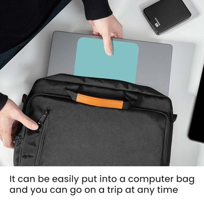 Small Mouse Pad 6 x 8 Inch, Horizontal and Vertical Flexible use. Great for Traveling, Wireless laptops, Keyboard Trays, Offices, etc. (Dark Green) - color: Dark green