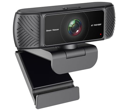 Streaming Webcam for PC, 1080P Computer Web Camera with Microphone