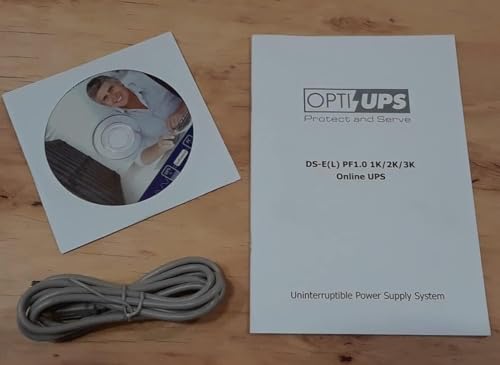 OPTI-UPS DS3000E-RM II (Tower/Rackmount) (3000VA / 3000W) Online Double Conversion Uninterruptible Power Supply, Pure Sinewave, UPS Battery Backup Surge Protection (Needs 30 amp Outlet, See Picture) - size: 3000va-Tower-Rackmount