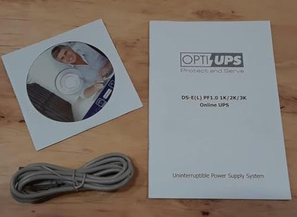 OPTI-UPS DS3000E-RM II (Tower/Rackmount) (3000VA / 3000W) Online Double Conversion Uninterruptible Power Supply, Pure Sinewave, UPS Battery Backup Surge Protection (Needs 30 amp Outlet, See Picture) - size: 3000va-Tower-Rackmount