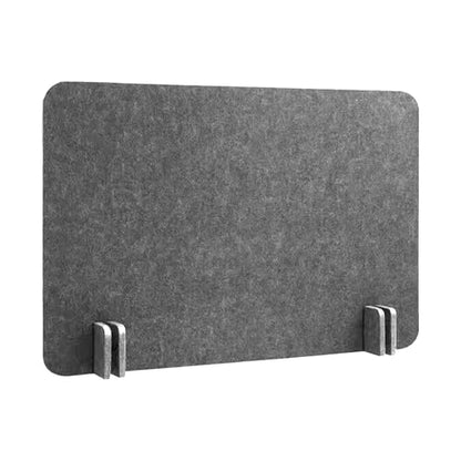 Acoustic Desk Divider Stand Up Privacy Partition Soundproof Felt Screen Lightweight Design Suitable for, Rectangle Dark Gray - color: Rectangle Dark Gray