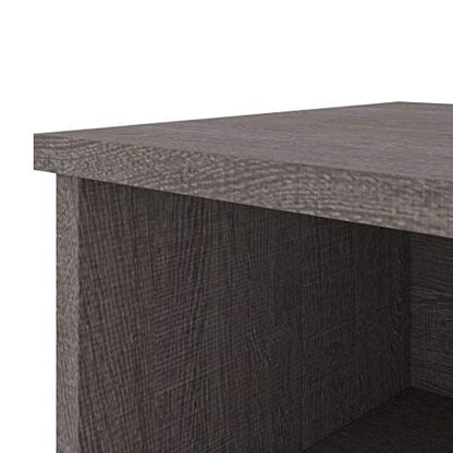 Bestar Pro-Linea 72W Credenza with 2 Drawers in bark Grey