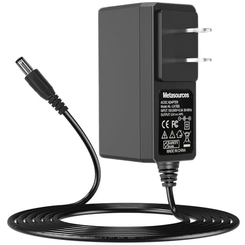 Adapter for uPunch HN1000 HN1500 FN1000 HN3000 HN3500 HN3540 Time Clocks | AutoAlign Time Clock Punch in and Out Time Card Machine 13V AC/DC Power Supply Cord Cable Charger