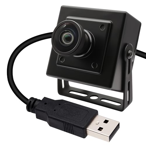 SVPRO 16MP USB Camer, 120° Wide Angle, Distortion-Free Webcam for Computer Laptop, Embedded Video Camera with IMX298 Sensor for Machine Vision, USB2.0 Industrial Camera for 3D Printer - color: 16MP-H120 M12+Case