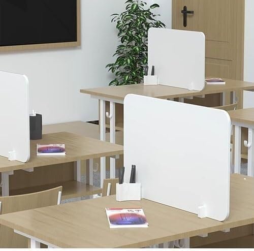 Desk 2-Pack, Noise & Visual Disturbance Reduction, Partition Wall for Home Office, White, 40x40cm, Divider Enhanced Focus Productivity - color: Bianco, size: 40X40CM