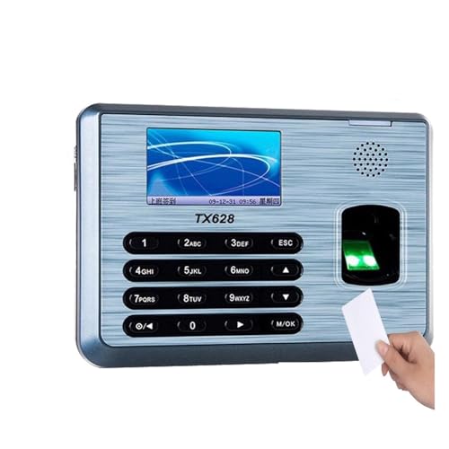 Time Clock for Small Businesses, 3 Inch Color Screen S30 RS232/485 Biometric Fingerprint Time Attendance Recorder Time Clock for Offices, Factories, Hotels, Schools and More(ID adms) - size: ID adms