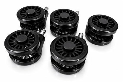 Office Chair Caster Wheels, Heavy Duty Replacement, Set of 5 Tech Team