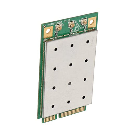 Mini Network Adapter Card, 1300Mbps QCA9880 PCIe Interface Gigabit Card 5G for Windows 7, 8, 10, XP Server Desktop, Supports 80211ac B G N 3 X 3 MIMO