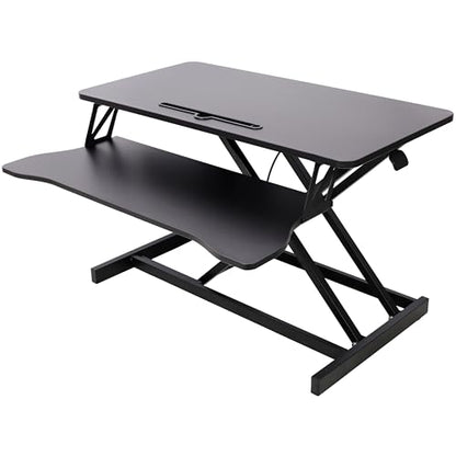Adjustable Height Standing Laptop Desk, Sit to Stand Up Workstation with Keyboard Tray, Writing Desk, Office Desk for Home Office, Long Desk with Storage, Simple Desk, Gaming Desk, - color: A1