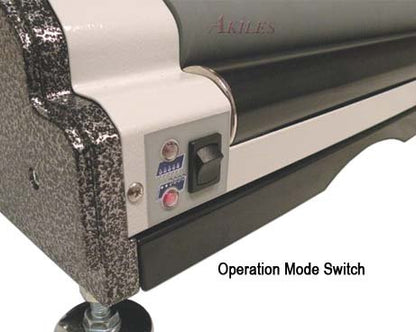 Akiles ACM-EPI41+ Model CoilMac-EPI+ Electric Coil Punch with HD Electric Coil Inserter, Special 4 x 5mm Oval Holes, All 54 Disengageable Pins, Letter 4:1 Pitch, Up to 25 Sheets Punching Capacity | Electric Punch, With Electric Inserter