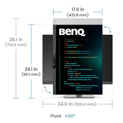 BenQ Programming Monitor RD280UG 28.2" 4K+, 120Hz Refresh Rate, 3:2 Aspect Ratio, Nano Matte Panel, MoonHalo Backlight, Coding Modes, 2000:1 Contrast Ratio, Eye-Care to Deliver Effortless Coding View | 3840x2560 Nano Matte Panel, Eye-Care, Coding Modes, M