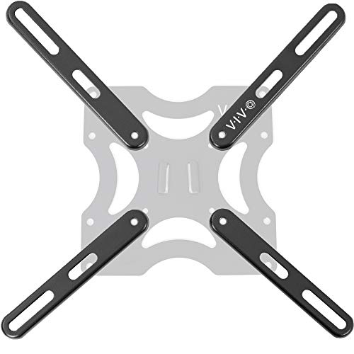 VIVO Black VESA Extension Adapter for 32-55 in TV Screens, MOUNT-AD400B - size: 200mm extension