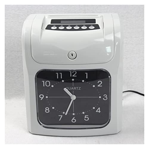 Clock in Machine, Time Clock 960SEB English Version Punch Cards for Small Business Staff Time Card Machine with Battery and Backlight, Uk-960SEB - color: Uk
