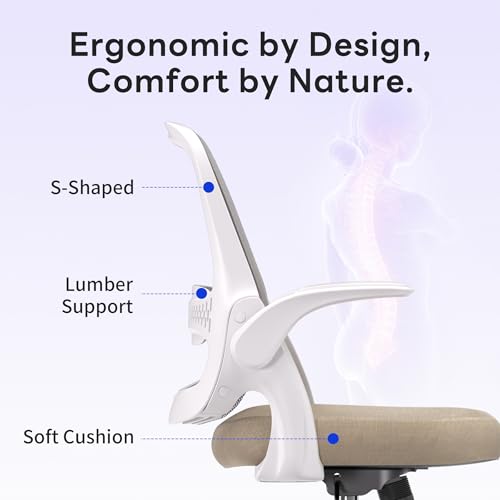 amseatec Mesh Office Chair - color: Beige