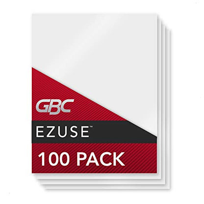 GBC Laminating Sheets, Thermal Laminating Pouches, Letter Size, 3Mil, Speed Format, EZUse 100 Pack (3200715) - style: EZUse Speed