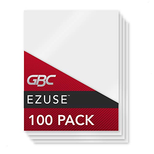 GBC Laminating Sheets, Thermal Laminating Pouches, Letter Size, 3Mil, Speed Format, EZUse 100 Pack (3200715) - style: EZUse Speed