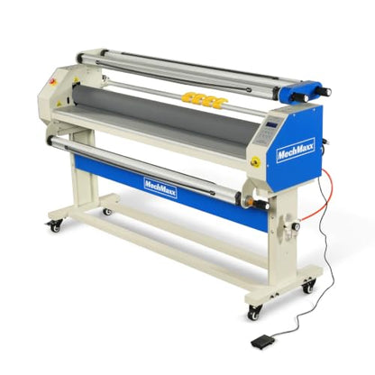 65" Full-Auto Cold & Heat Assisted Laminator Machine with 4 Trimmers, Max Speed 40ft/min, 63" Max Width, 1.1" Max Thickness, Infrared Heating, (Requires Air Compressor, Not Included),1700-B2