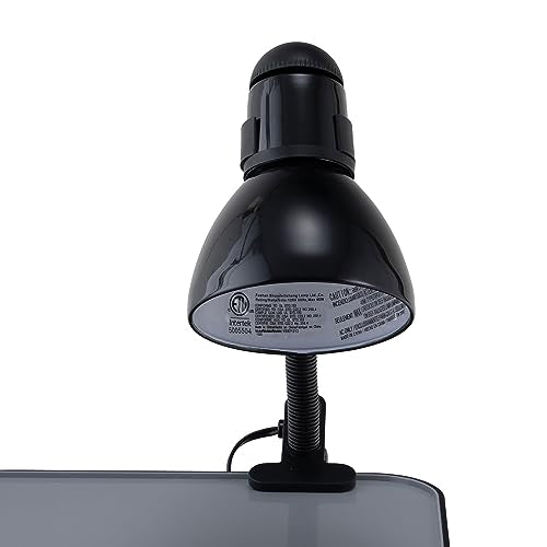V-Light Black Adjustable Desk Lamp with Heavy Duty Clamp Clip (3VS571213B)