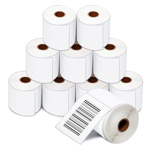 3" X 4" Direct Thermal Labels (3750 Count, 10 Rolls) - size: 3" X 4"