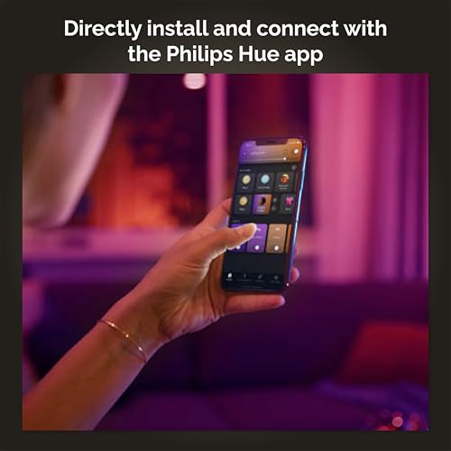 Philips Hue White and Color Ambiance Centris Smart LED Ceiling Light - Includes (1) Color Changing Light Fixture in White with 4 Individually Adjustable Spotlights - Works with Voice - style: 4 Spotlights