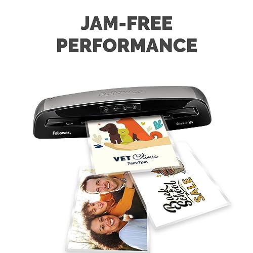 Fellowes Thermal Laminating Pouches, ImageLast, Jam Free, Letter Size, 3 Mil, 100 Pack (52454) - size: 100 Pack