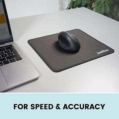 Perixx DX-1000M Waterproof Gaming Mouse Pad with Stitched Edge - Non-Slip Rubber Base Design for Laptop or Desktop Computer - M Size 9.84x8.27x0.08 Inches - size: 9.8L x 8.3W inches