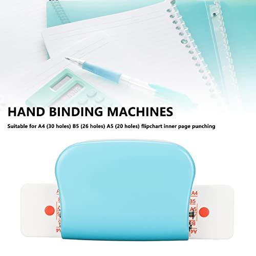Binding Machine, Manual Binding Machines, Multipurpose 6 Holes Cinch Book Binding Machine for Home Office, Comb Machine Book Maker for Letter Size, A5 or Smaller