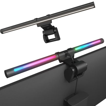 Monitor Light Bar, USB Reading LED Task Lamp with Touch Control, No Screen Glare Dimmable Desk Lamp Computer Monitor Light Bar for Home Office Gaming,Work with Alexa and Google Assistant - style: RGB Backlight