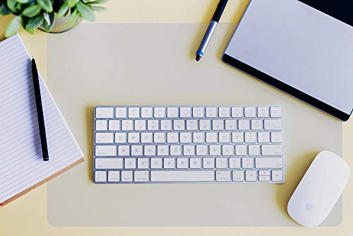 Desktex Polycarbonate Anti-Slip Desk Pad Protection Mat 20" x 36" - size: 36" x 20"