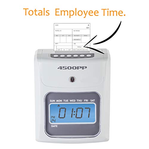 Nile Products - 4500PP Electronic Calculating Time Clock [4500PPK1] - style: Small Business Bundle