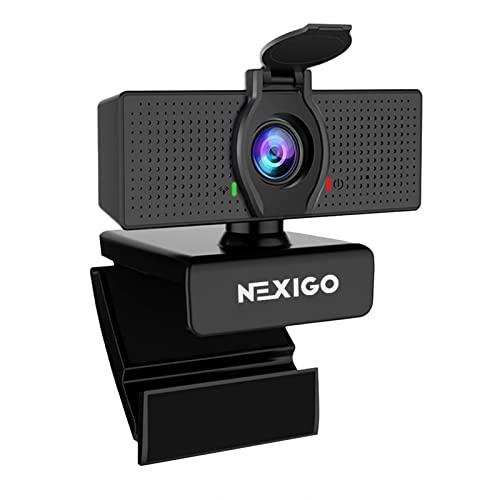 NexiGo N60 1080P Webcam with Microphone, Software Control & Privacy Cover, USB HD Computer Web Camera, Plug and Play, for Zoom/Skype/Teams, Conferencing and Video Calling - style: 1080p Webcam