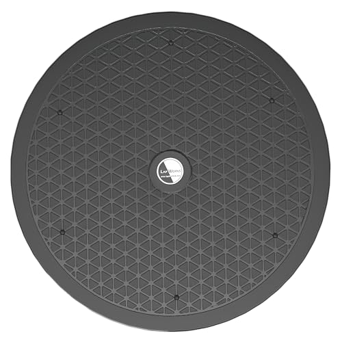 LapWorks 12-inch Heavy-Duty Swivel Base, Lazy Susan Turntable and Computer Monitor Stand, Durable ABS Material, 360 Degree Rotation, 150 lbs Capacity - size: 12-Inch
