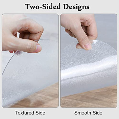Blvornl Office Chair Mat for Hard Wood Floor, Transparent, 51 X 63in - size: 51 X 63in