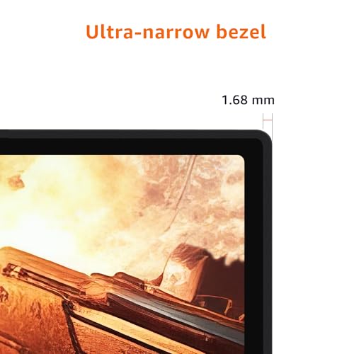 Amazon Basics 24 Inch (23.8 inch viewable) Gaming Monitor, FHD 1080P, 165Hz, VESA Compatible, Adaptive sync, 1ms Response, Black - size: 23.8 inch viewable, style: 165Hz