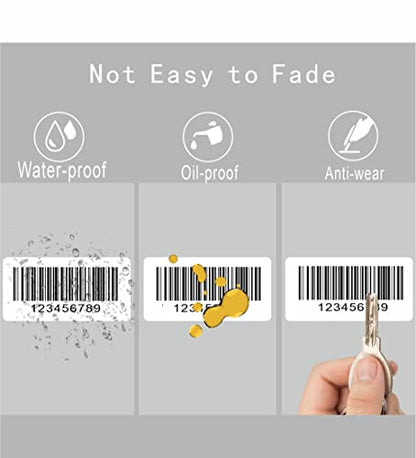 Hybsk 2x1 inch Direct Thermal Labels for Barcodes, Address, Compatible with Rollo Label Printer & Zebra Desktop Printers (2"x1",White) - color: 1 Roll White, size: 2"x1"
